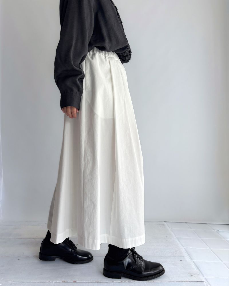 DOLLY-TWILL Tack Skirt in White