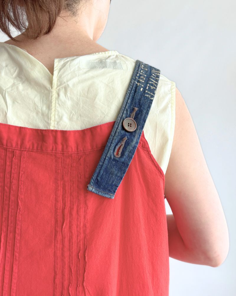 Lawn Dress in Red
