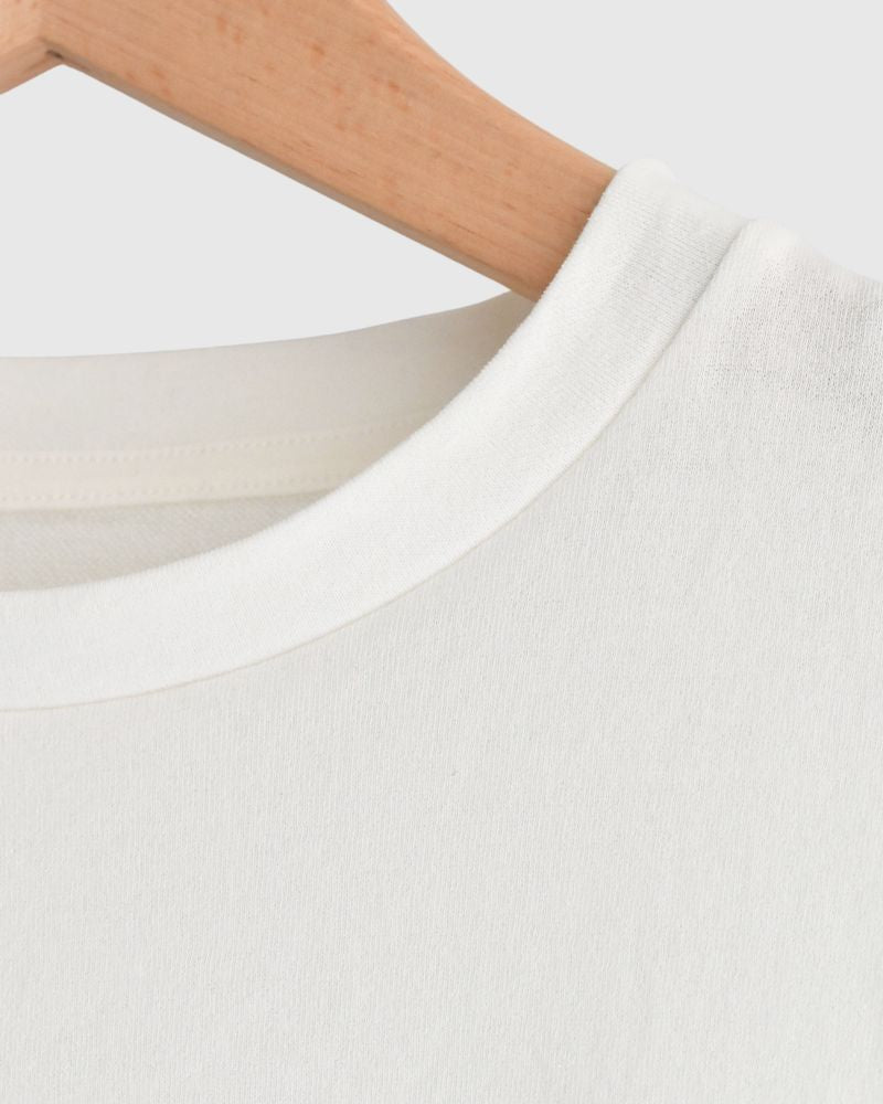 Strong twist jersey fleece JUST SIZE T-SHIRTS in White