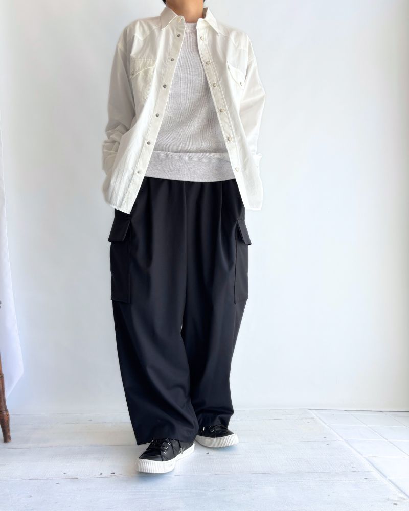 BRENDA-W Western Shirt in White