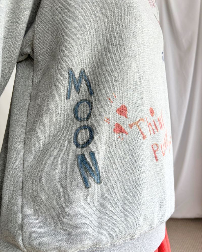 Graffiti Parka in Gray