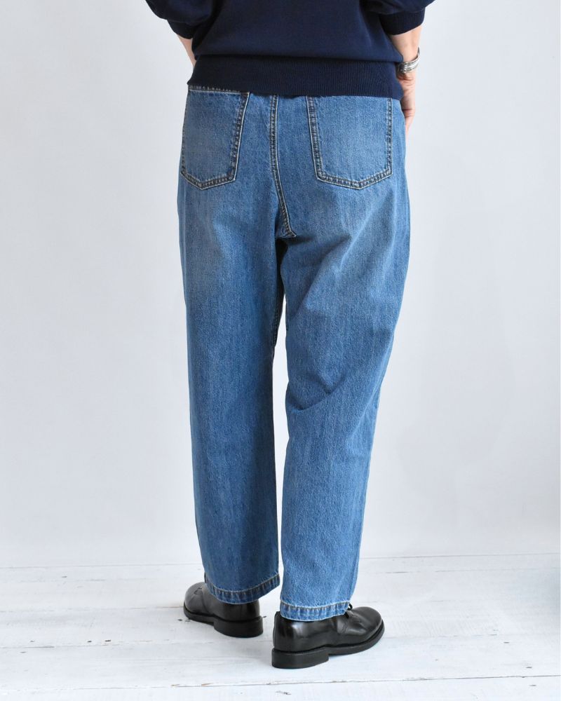 Sarrouel Design Denim Pants 'JENA' in Indigo