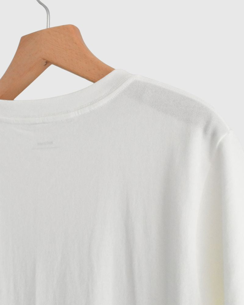 Strong twist jersey fleece JUST SIZE T-SHIRTS in White