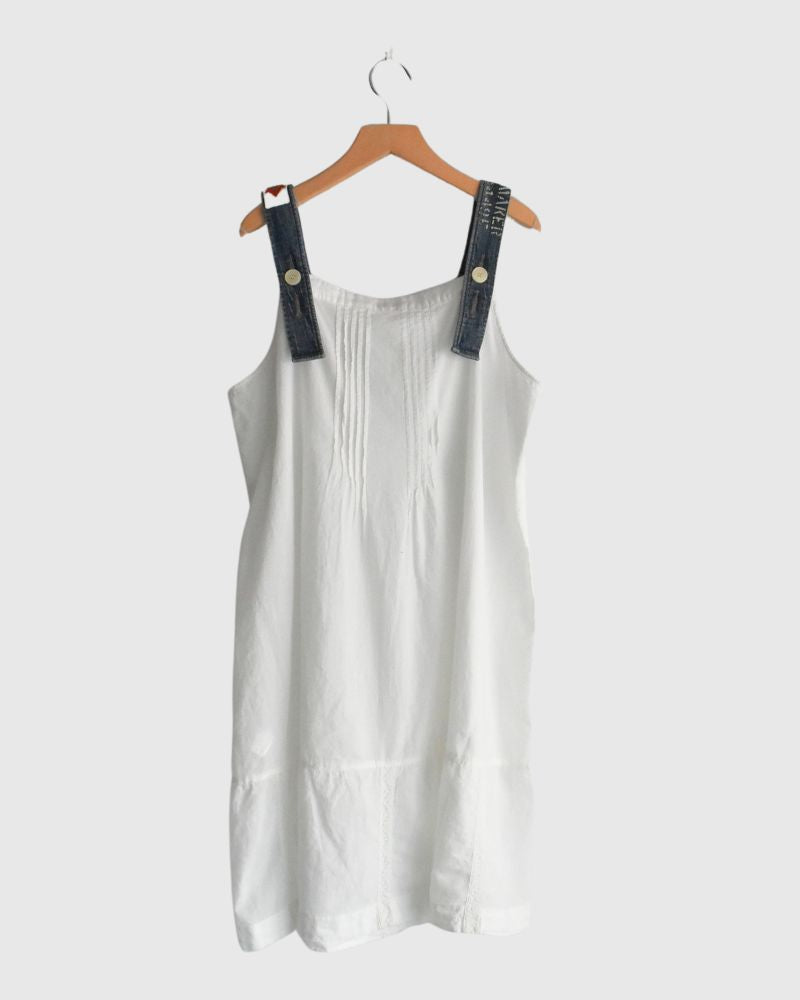 Lawn Dress in White