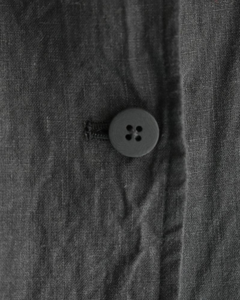 Loose jacket (LINEN) in DarkGray