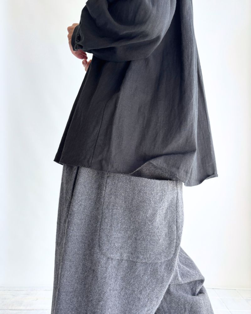 Wool Pants in Gray