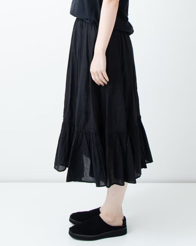 Frilled inner skirt in Short