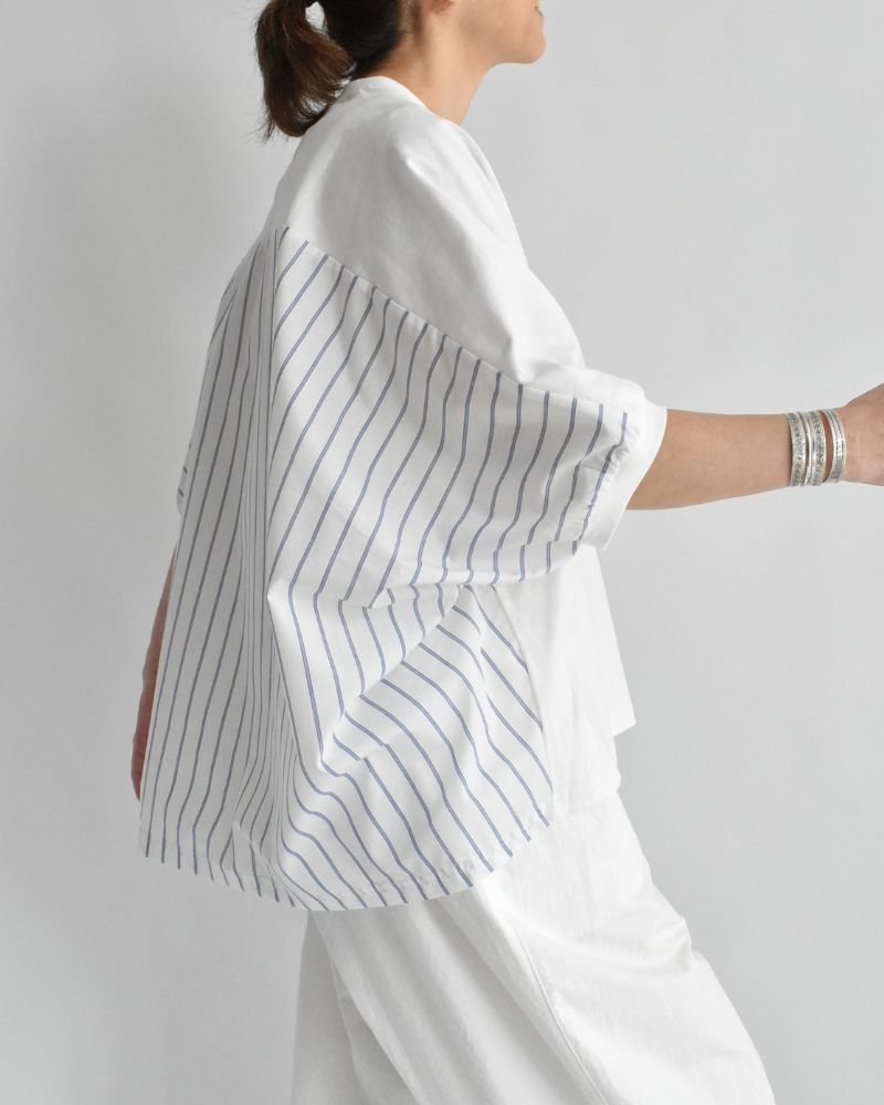 Design combination top 'SALOW' in OffWhite