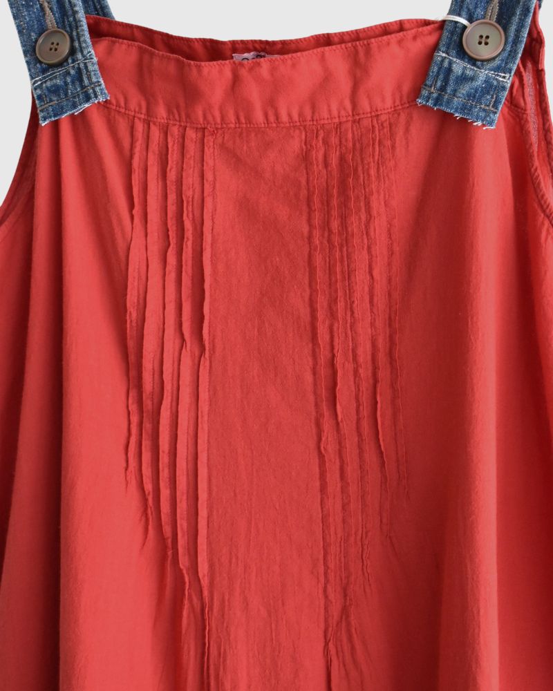 Lawn Dress in Red