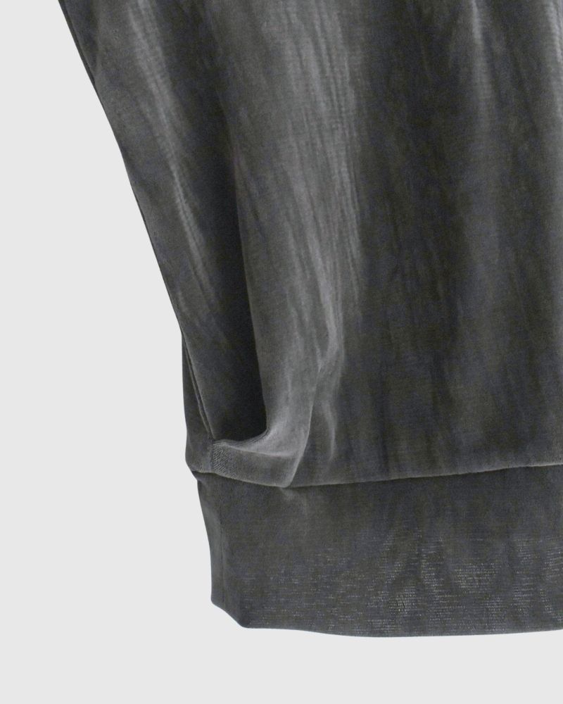 TULLE FLOCKY pullover in CharcoalGray