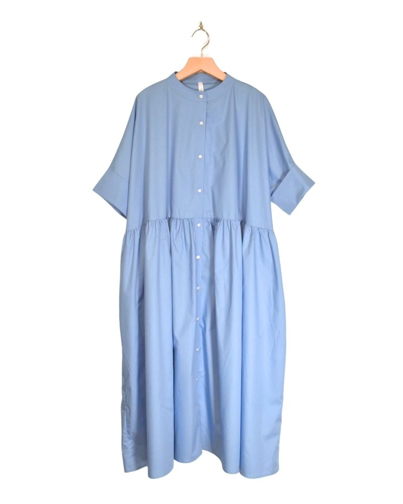 WIDE DESIGN DRESS 'MIIA' in Saxe