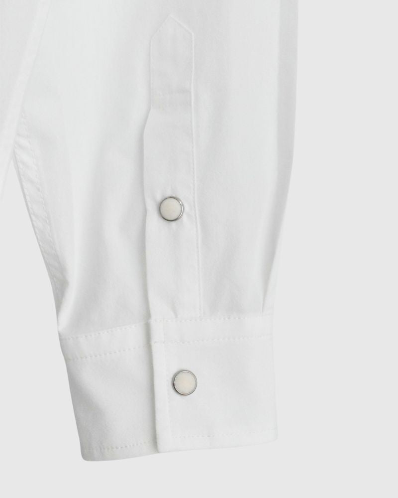 BRENDA-W Western Shirt in White