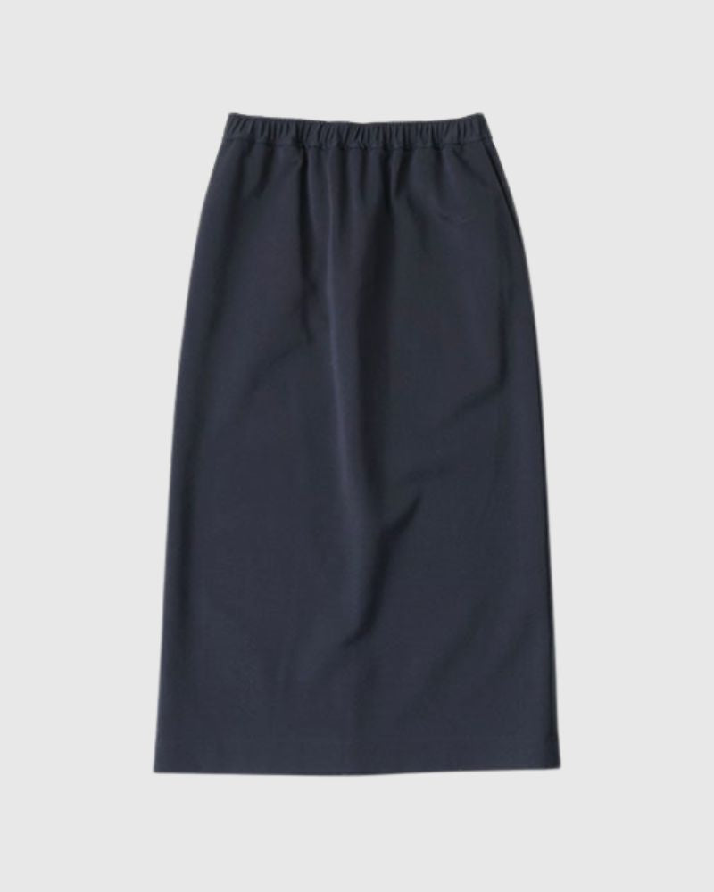 Relaxed Jersey Skirt in Navy
