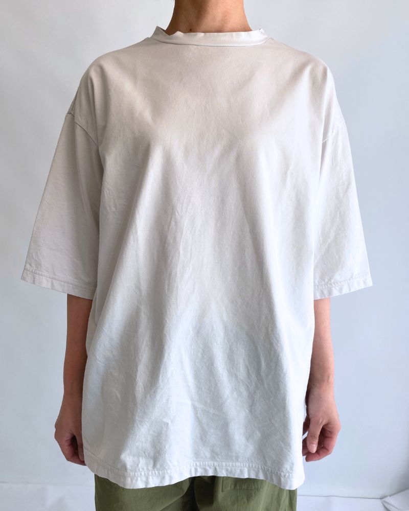 High Gauge Jersey Pullover in LightGray High Gauge Jersey Pullover in LightGray