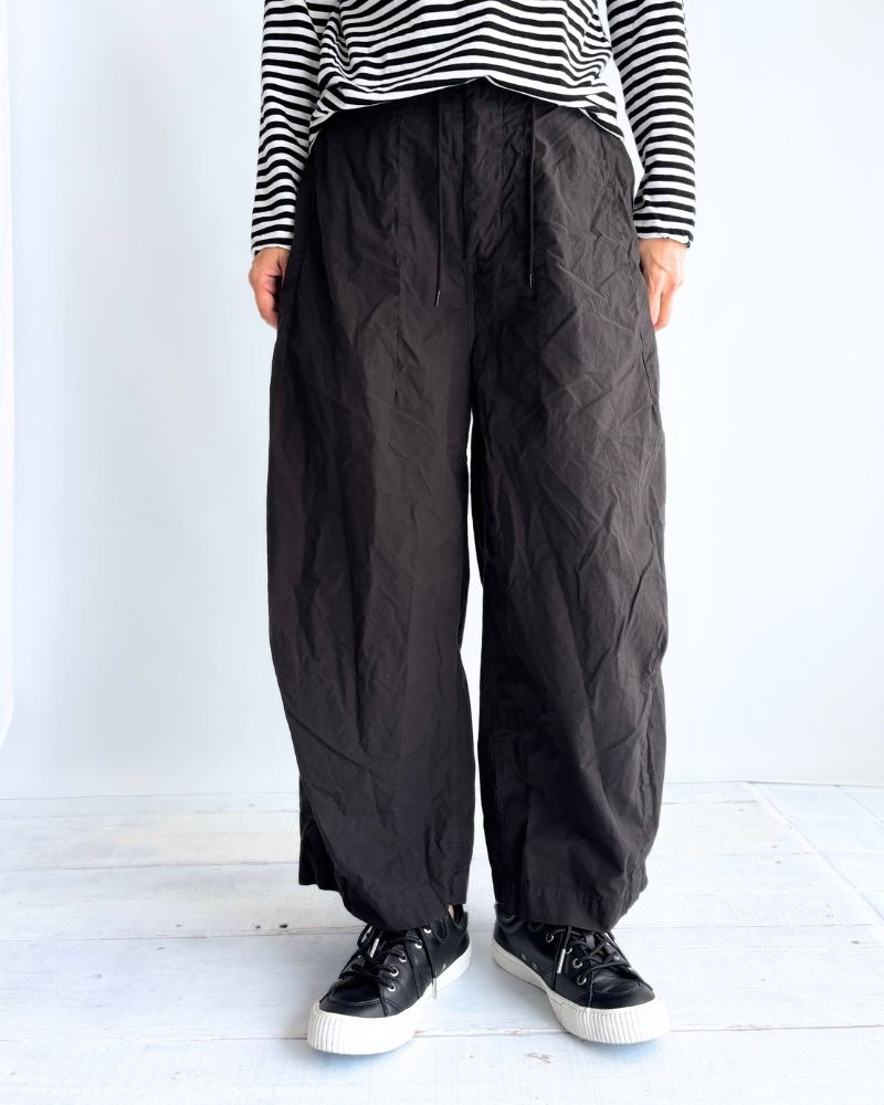 Cotton Silk Pants in Black Cotton Silk Pants in Black