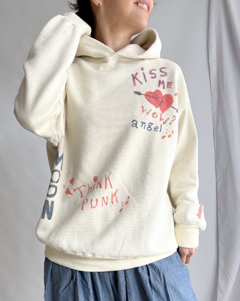 Graffiti Parka in White