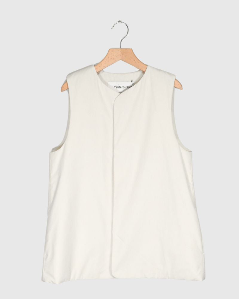 Padded Vest / short in IceGray