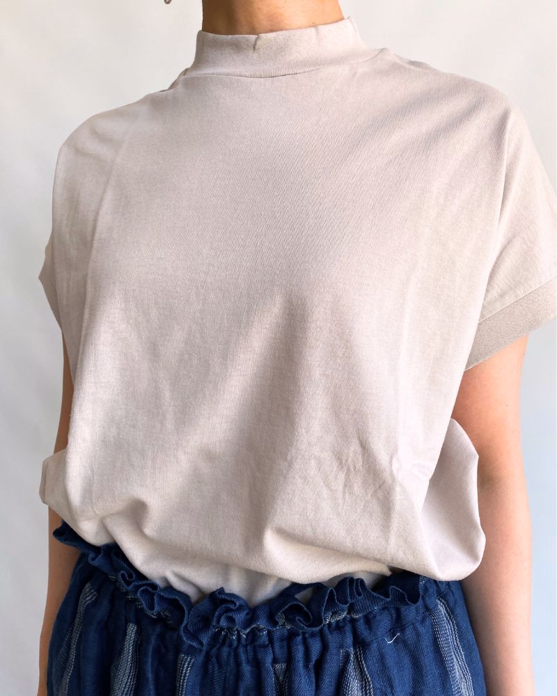Organic Air-Spun Jersey French T-Shirt in Grayge Organic Air-Spun Jersey French T-Shirt in Grayge