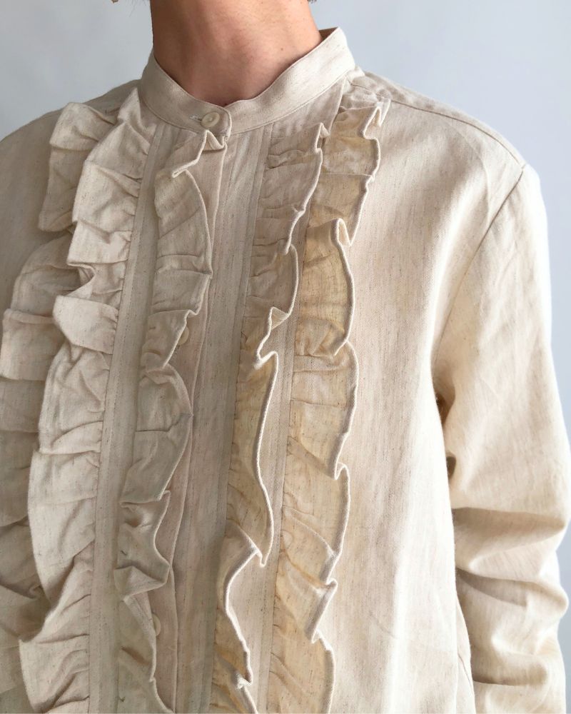 VILLAGE MILLET BLOUSE in Ecru VILLAGE MILLET BLOUSE in Ecru