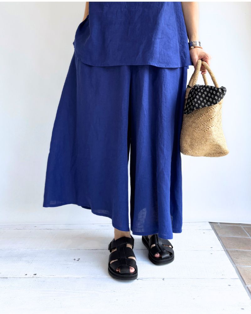 Flare pants (LINEN) in LoyalBlue Flare pants (LINEN) in LoyalBlue