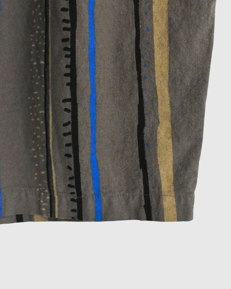 Striped Print Pants in Brown