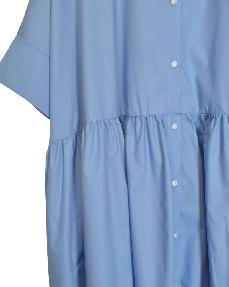 WIDE DESIGN DRESS 'MIIA' in Saxe