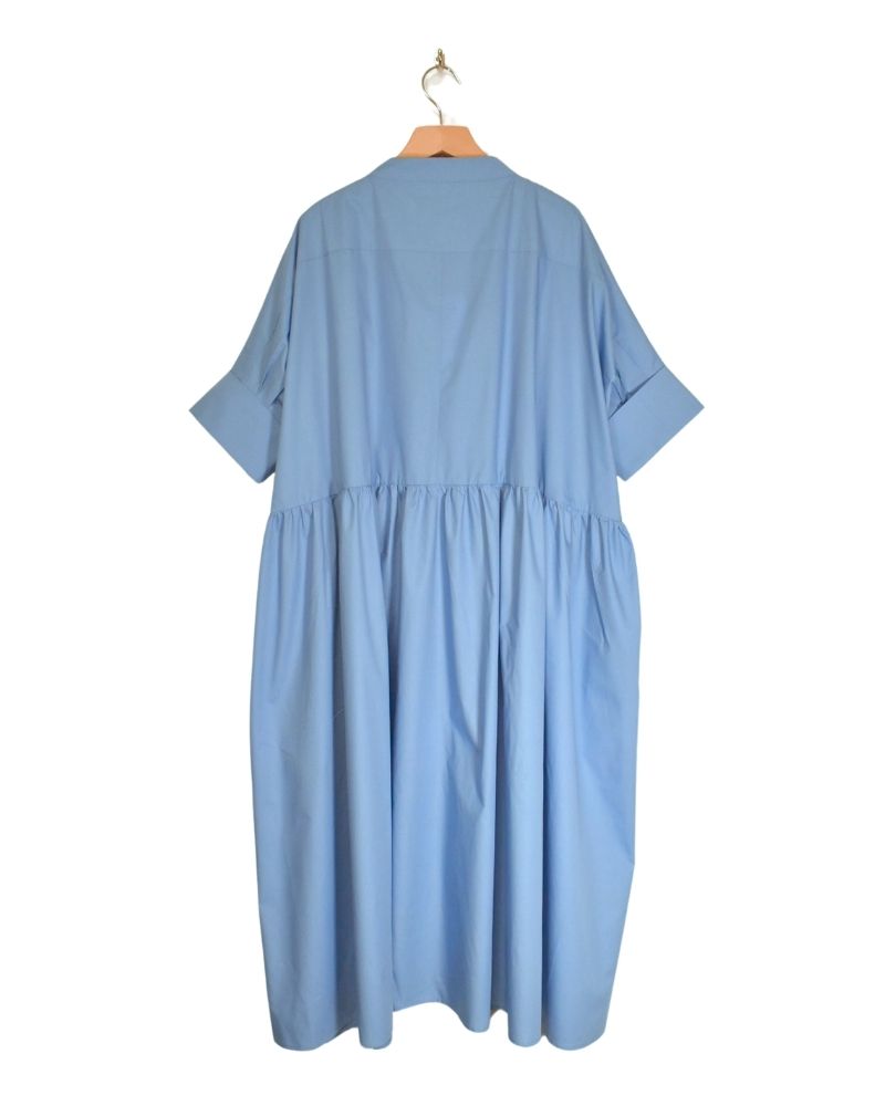 WIDE DESIGN DRESS 'MIIA' in Saxe
