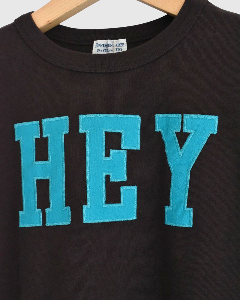 HEY Long Sleeve T-Shirt in Black