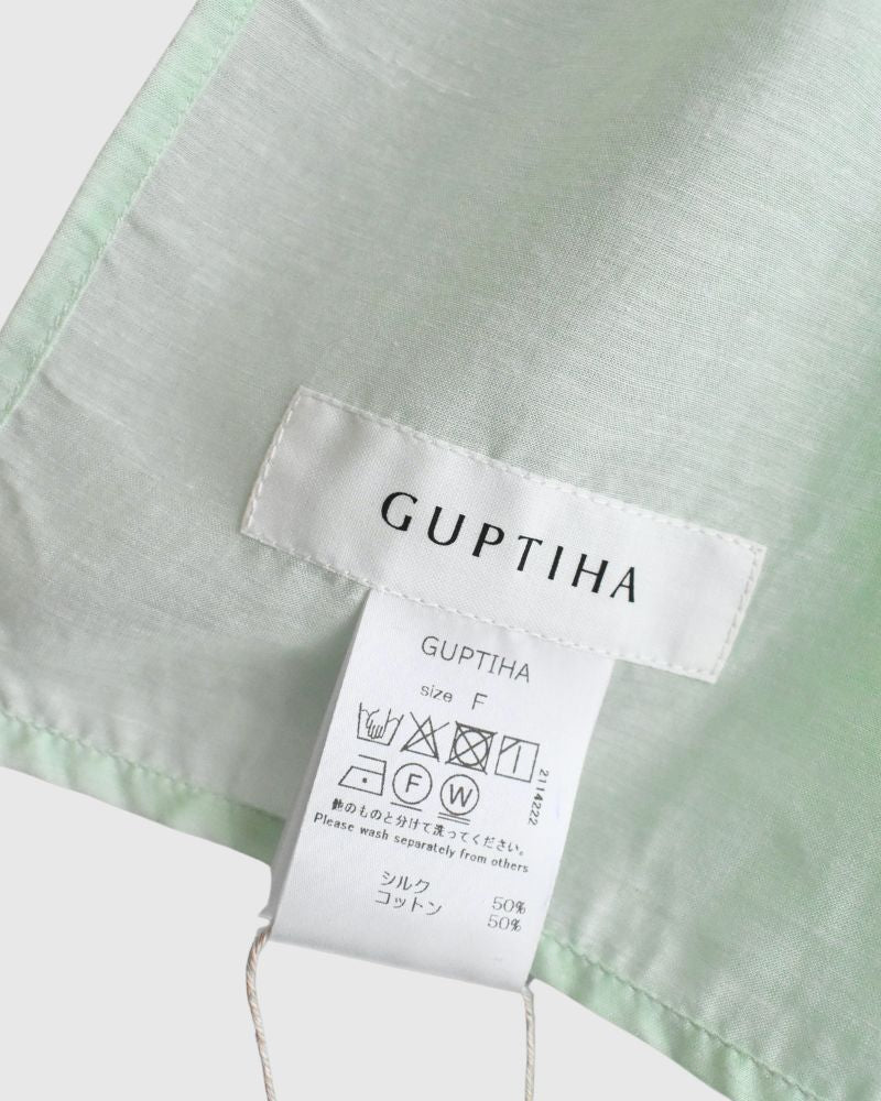 Silk Cotton Stole in LightGreen