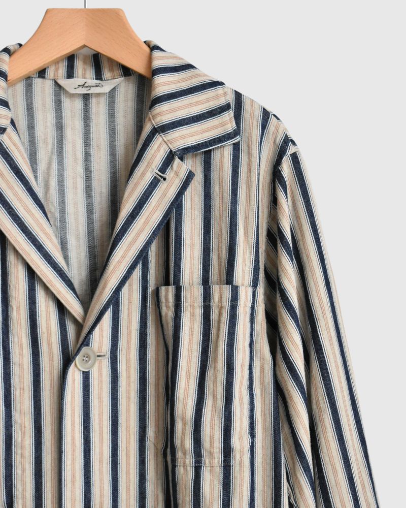 Indigo Stripes Atelier Jacket in Stripe