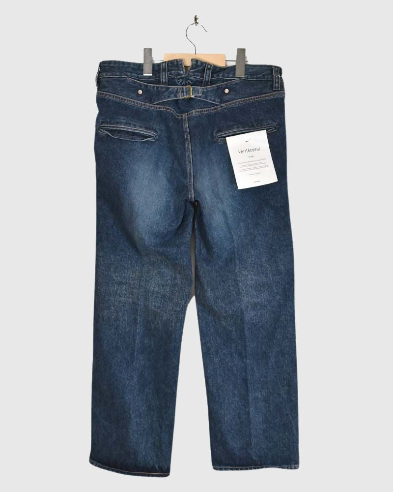Ball-rimmed PKT Straight Denim in Indigo