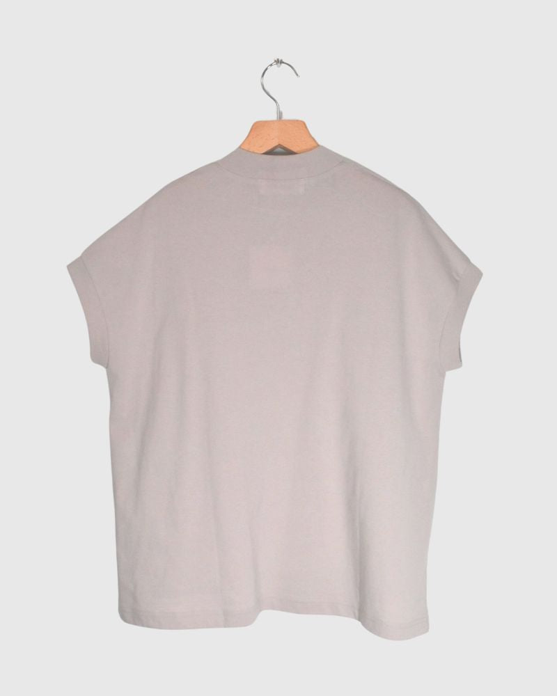 Organic Air-Spun Jersey French T-Shirt in Grayge