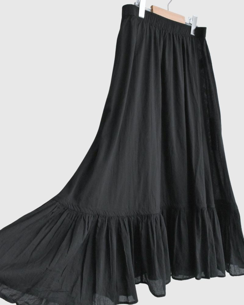 Frilled inner skirt in Long