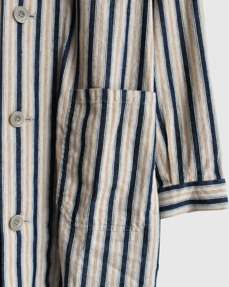 Indigo Stripes Atelier Jacket in Stripe