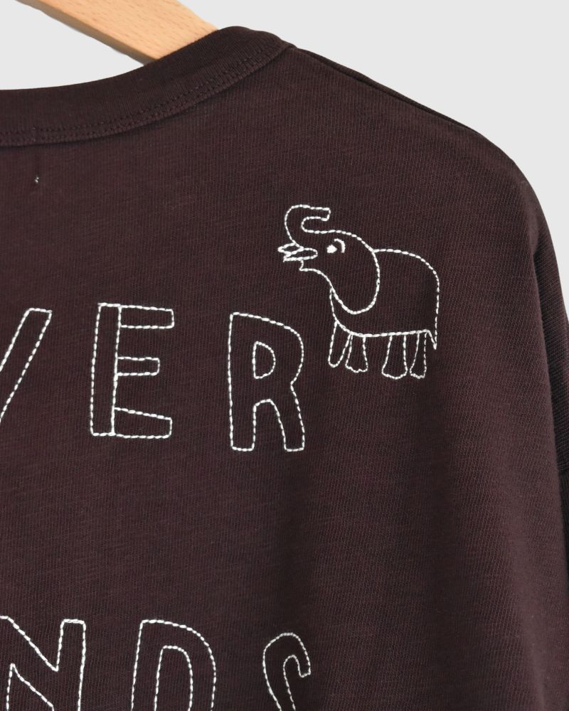 HEY Long Sleeve T-Shirt in Black