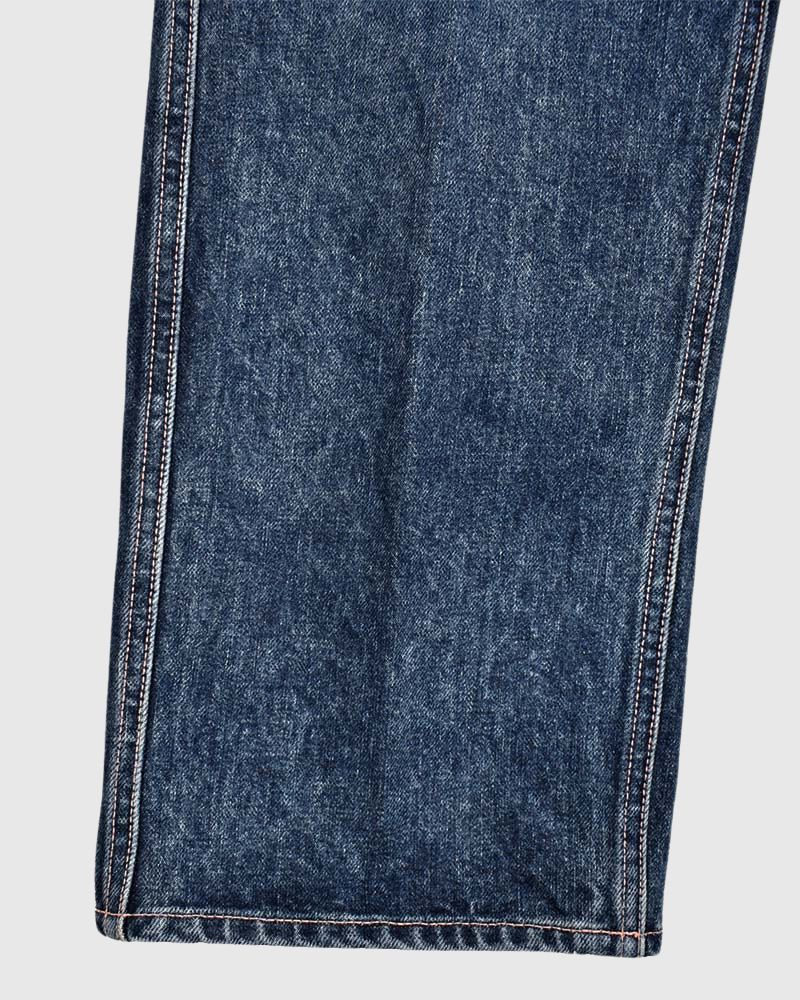 Ball-rimmed PKT Straight Denim in Indigo