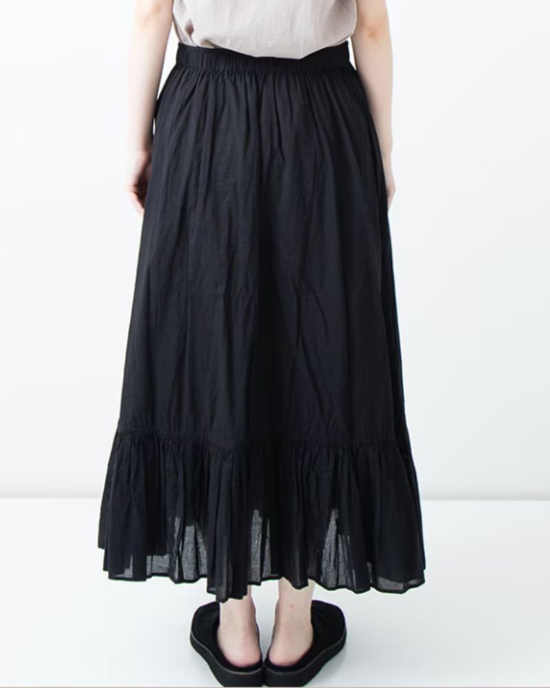 Frilled inner skirt in Long