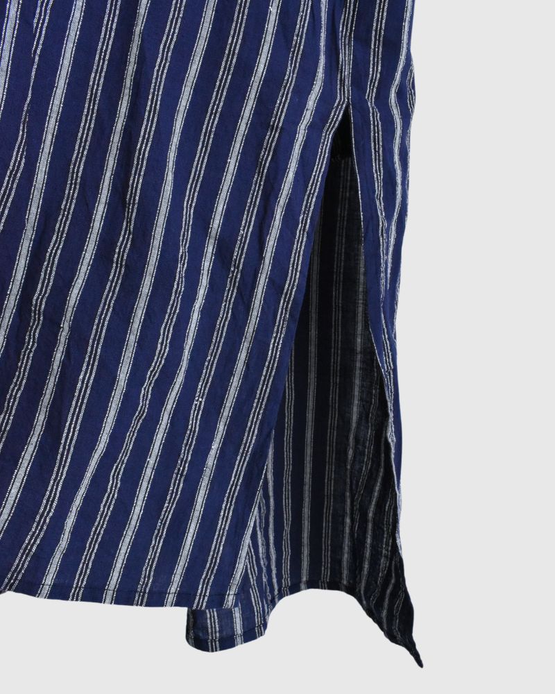 Bengal Stripe Tunic Dress in Navy
