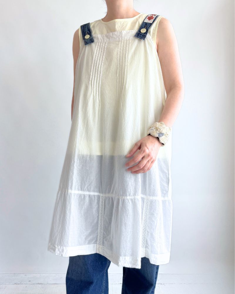 Lawn Dress in White