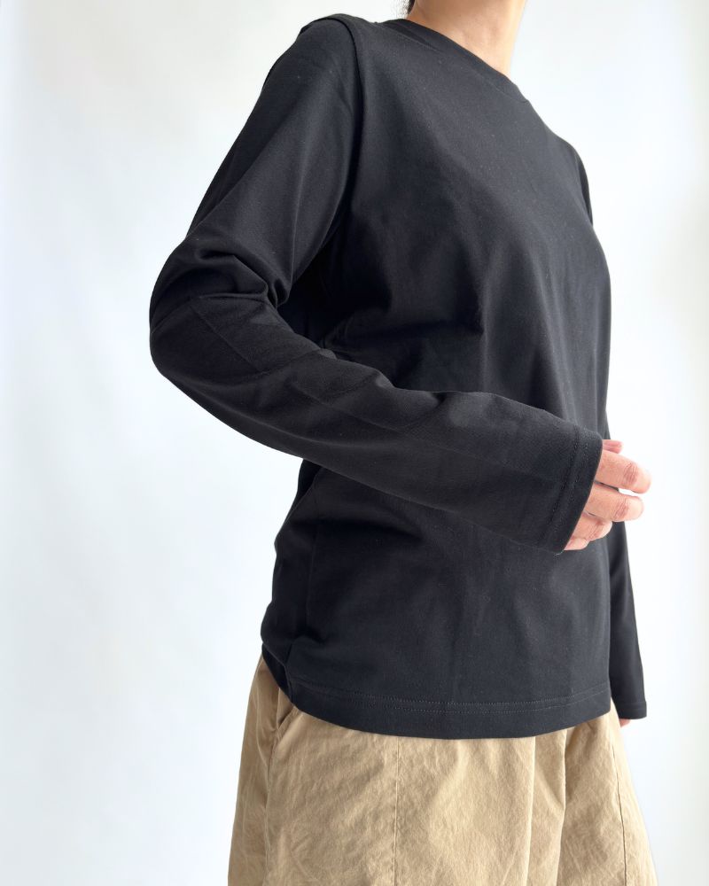 SOL Long Sleeve Tee in Black