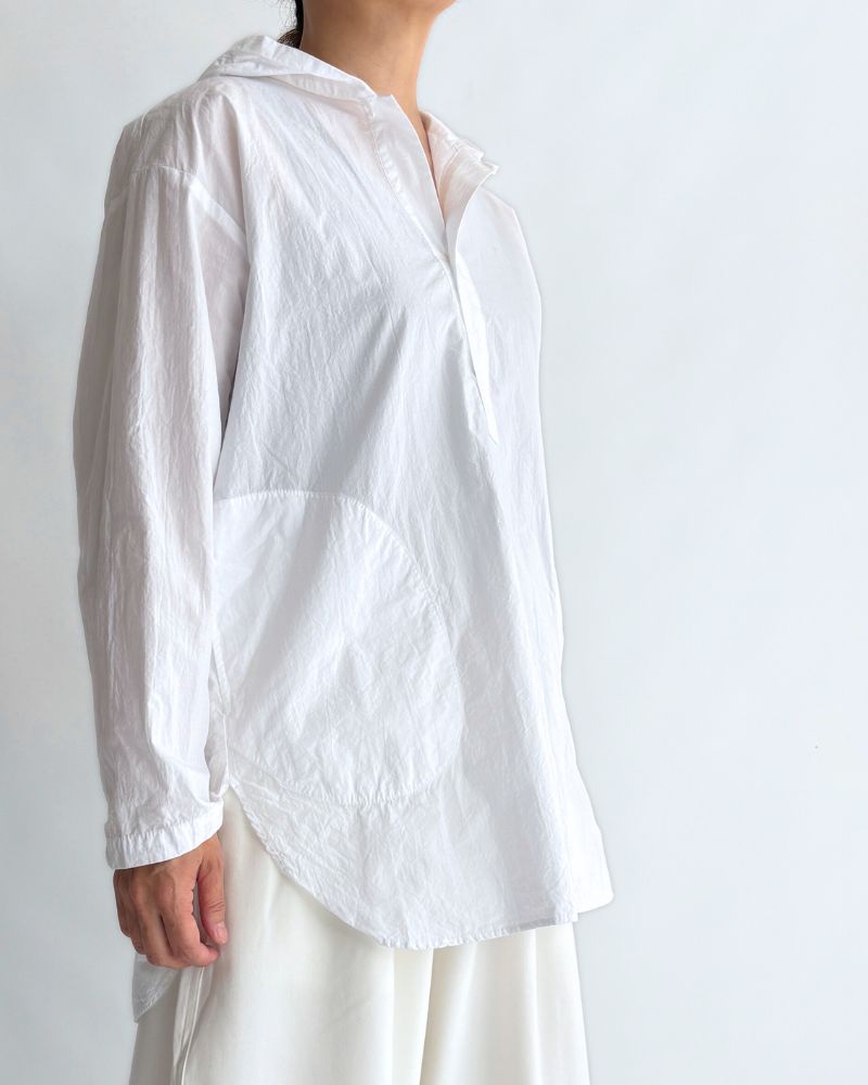 Hoodie Pullover Shirt in White