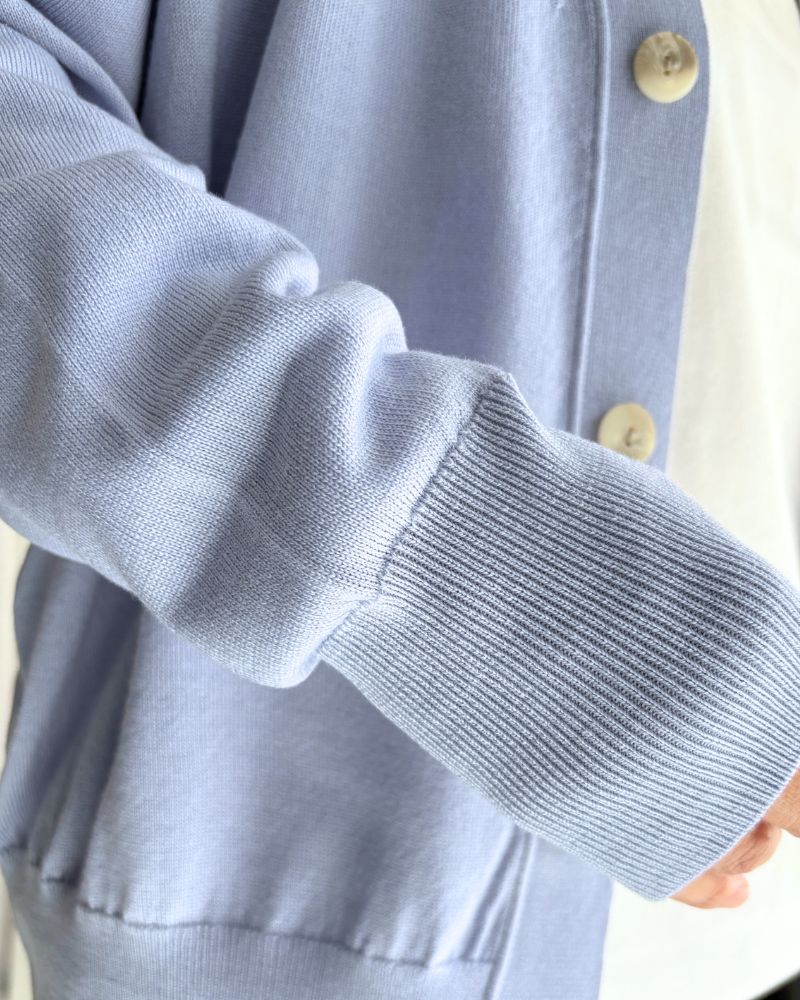 Merino Daddy Cardigan in Lavender