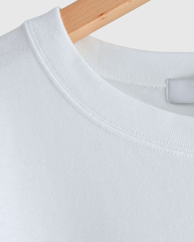Shirring S/S PULLOVER in White