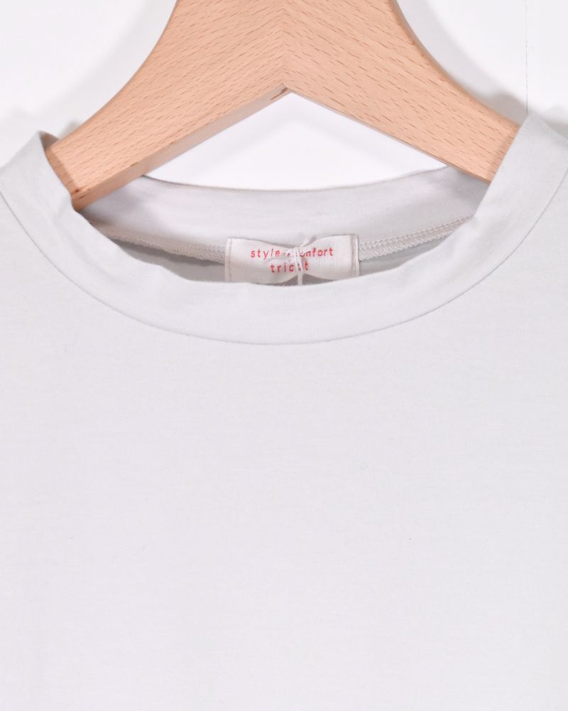 High Gauge Jersey Pullover in LightGray
