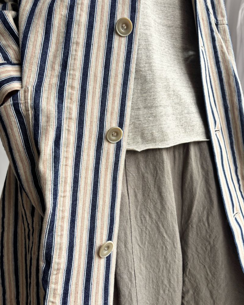 Indigo Stripes Atelier Jacket in Stripe