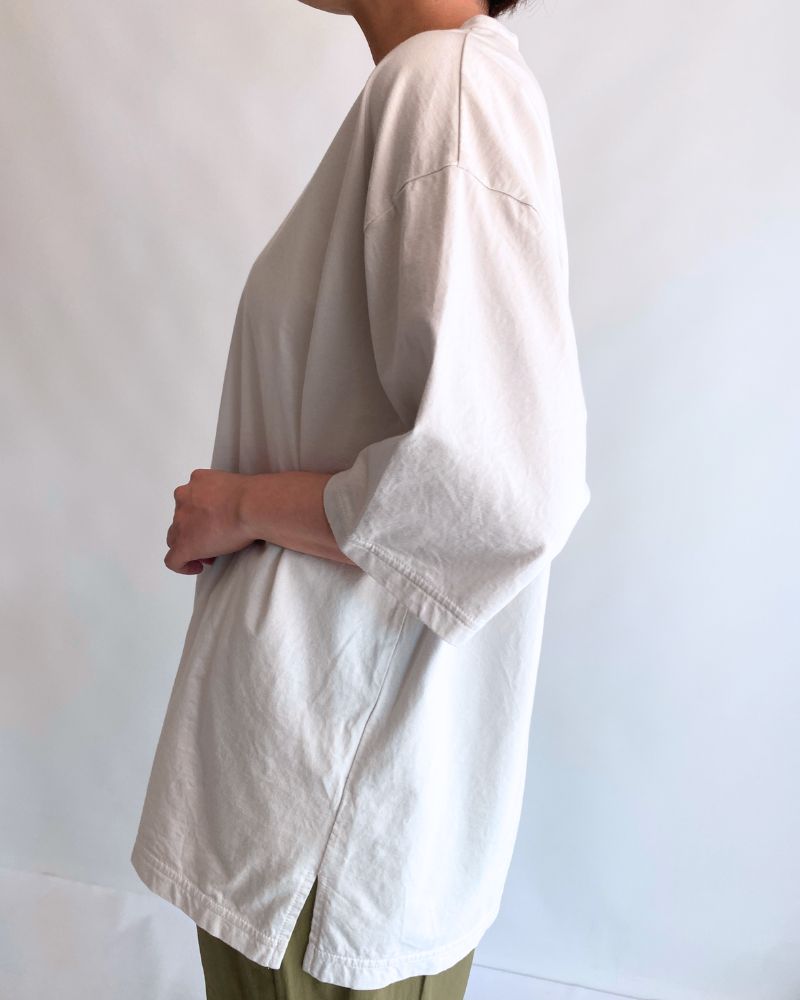 High Gauge Jersey Pullover in LightGray