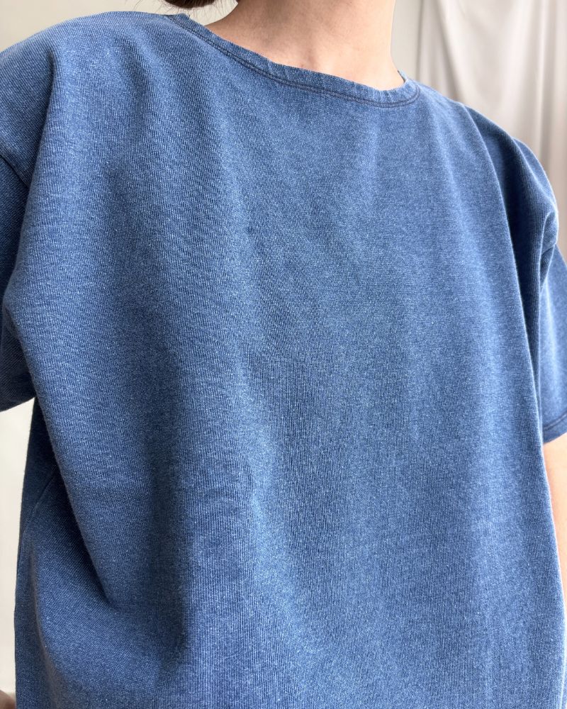 Indigo Short Sleeve Pullover in Indigo