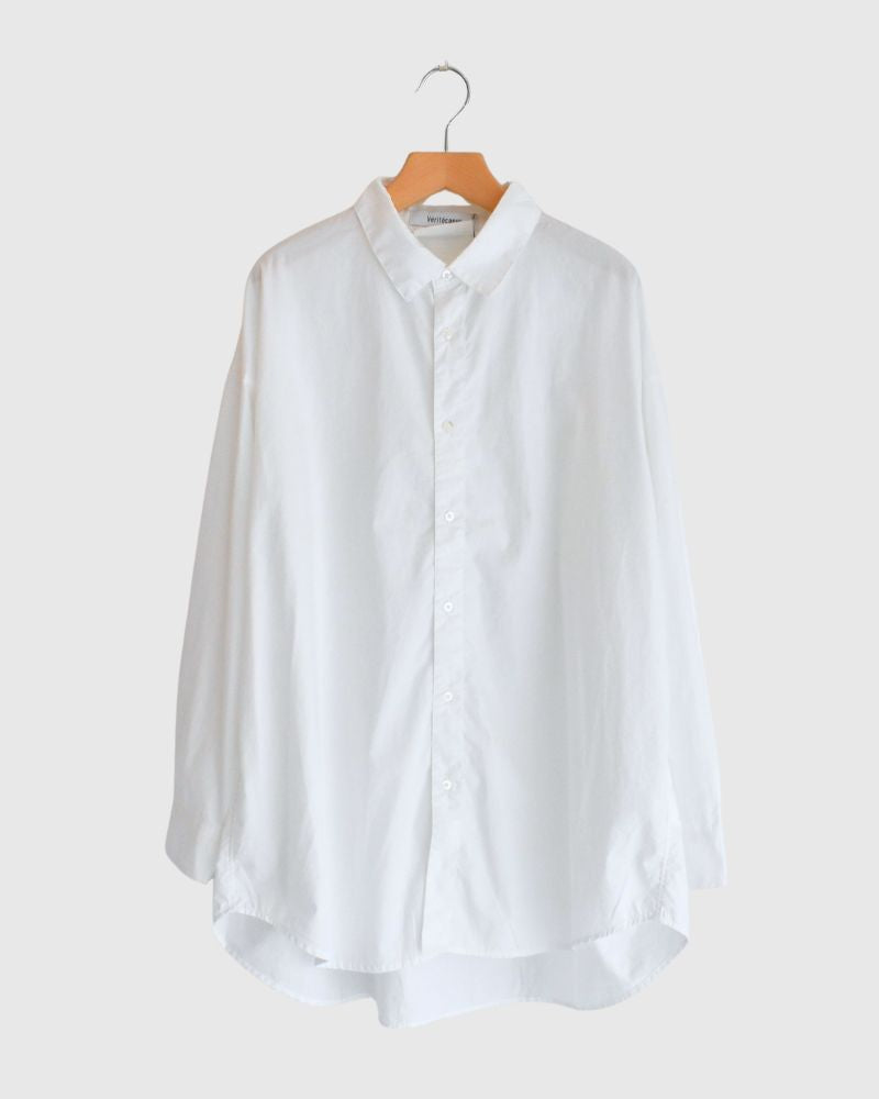 Veritecoeur Unisex Shirt White | Organic Cotton Twill Made