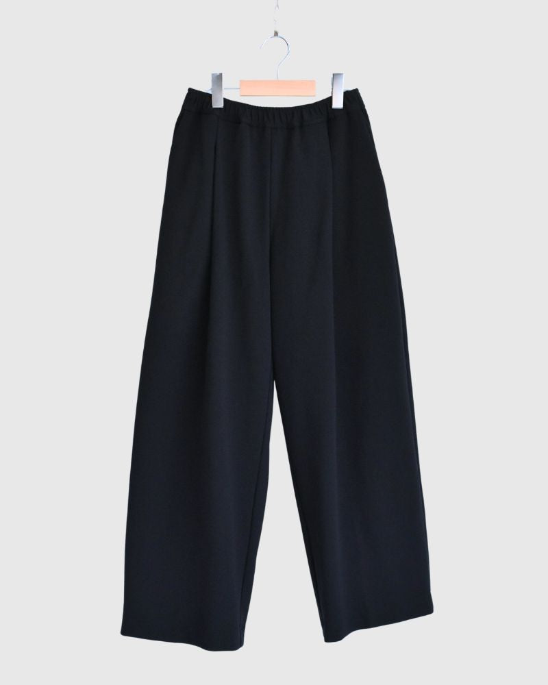 Relaxed Jersey Wide Pants in Navy