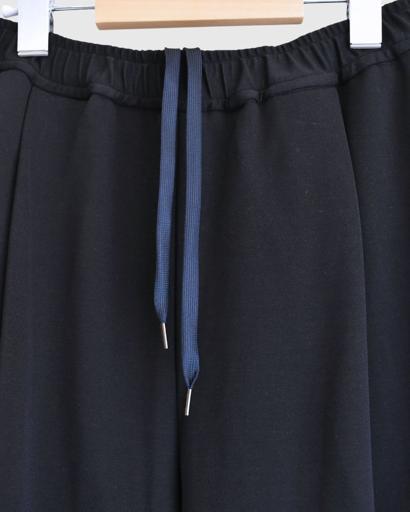 Relaxed Jersey Wide Pants in Navy